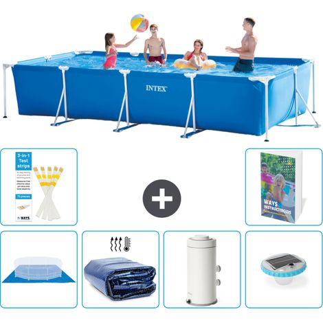 Rechteckiger Frame Pool - 450x220x84 cm - 7-teilig S98