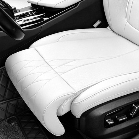 Car Seat Cushion with Leg Rest, Vehicle Seat Extender, Orthopedic L Shape Cushion for Front Seats and Driver Seat, Can Be Used as Footrest for (1/5)