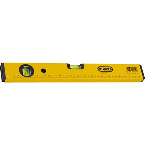 PICARD Wasserwaage 80 cm aus Leichtmetall pulverbeschichtet Nr. 71550