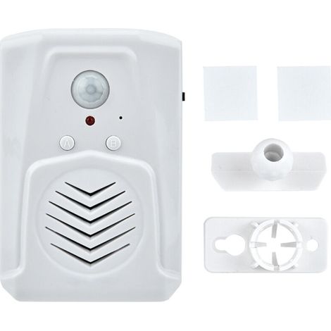 Alarme de détecteur de mouvement alimentée par USB/batterie lecteur audio MP3 sonnette à induction infrarouge (1/5)