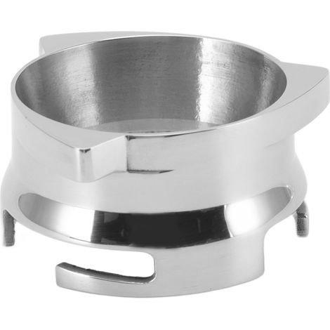 Entonnoir doseur à café en acier inoxydable, fixation solide, installation facile, entonnoir doseur rotatif de 54 mm pour café (1/5)