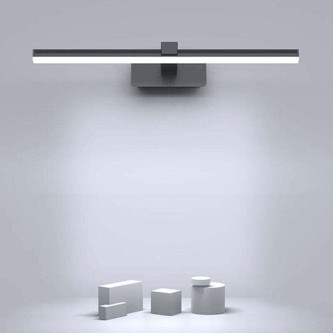 Lampe Miroir Salle de Bain LED 40cm Moderne - 9W 720lm Blanc Froid 6000K Aluminium/Plastique - AC100-240V pour Maquillage/Rasage