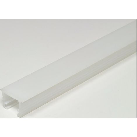 LED Nutprofil Nutprofil Nutmaß 14x10 mm Einbau Kunststoff Opal (1/3)