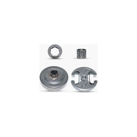 325"-7T Tambour d'embrayage Embrayage Assy Pignon Jante Roulement à aiguilles kit pour Husqvarna 340 345 346XP 350 351 353 445 450 E Tronçonneuse (1/5)