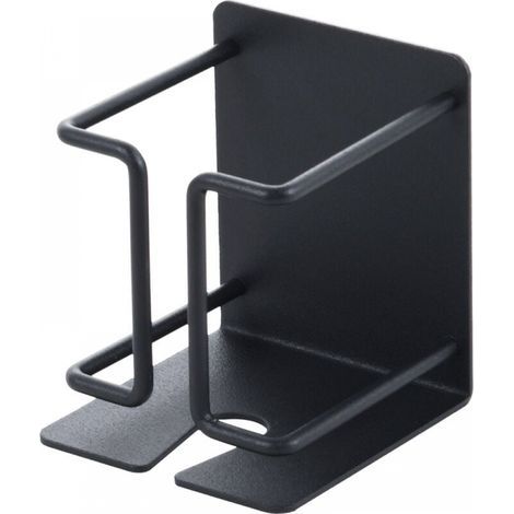 Electric Shaver Wall Mount Holder, Self Adhesive Rack, Stainless Steel Utility Storage for Electric Razor, Bathroom, Shower, Black (1/5)