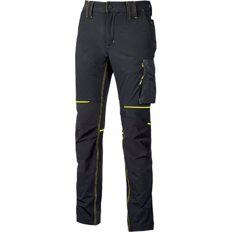 PANTALONE DA LAVORO 'WORLD' XL - colore black carbon  - UPOWER