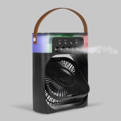 Ventilateur brumisateur portable - 2 EN 1 - Inclinaison 360° - 3 vitesses - 450 ml réservoir (1/4)