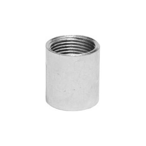 10 x MANICOTTO LISCIO IN ACCIAIO Misura: 1/8