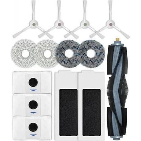 Brosse Principale - Sac À Poussière - Pour Robot Aspirateur Compatible Série T20 - Kit Entretien Complet 14 Pièces (1/4)