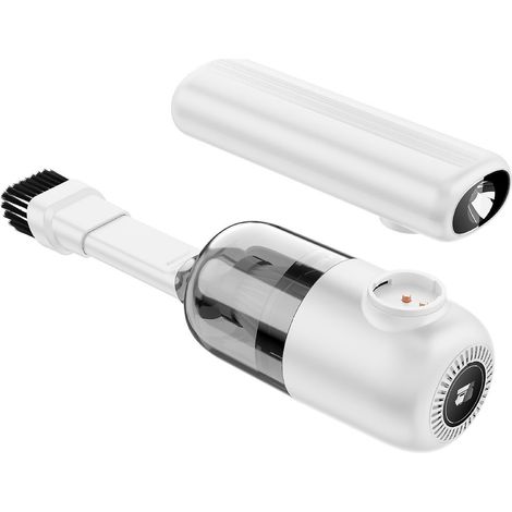 Mini-Akku-Autostaubsauger, tragbarer, wiederaufladbarer Handstaubsauger mit abnehmbaren Griffen (7500 Pa) inklusive LED-Taschenlampe und 4000-mAh-Powerbank – für Ihr Zuhause (1/5)