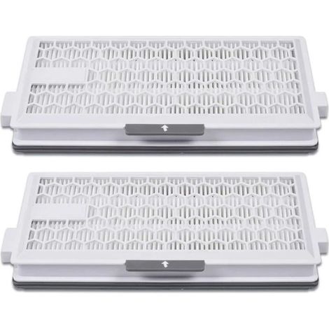 Filtre Aspirateur Air Clean Plus 50 pour Miele Complete C3 Powerline S8340 Filtre d'aspirateur, Air Clean SF-HA 50 pour Complete C2 C3 Compact C1 C2, lot de 2 (1/5)