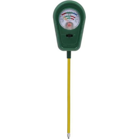 3-in-1 Bodenanalyse-Set: Feuchtigkeitsmesser, pH-Meter, Fruchtbarkeitstester, für Garten, Rasen, Landwirtschaft, Innen- und Außenbereich