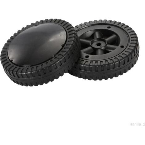 Roues - 15cm x 4cm - 2 pièces - Adaptées pour barbecue et outils de jardin (1/3)