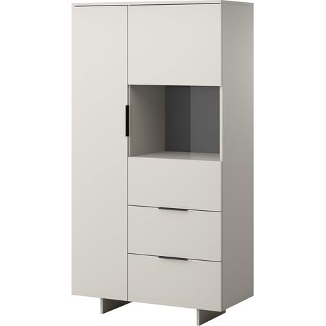 Étagère Flotei 108 , Avec tiroirs, Avec des portes, Fermé, Stratifié, Le nombre de portes: 0, Nombre de tiroirs: 0, 170x90x42cm (1/4)