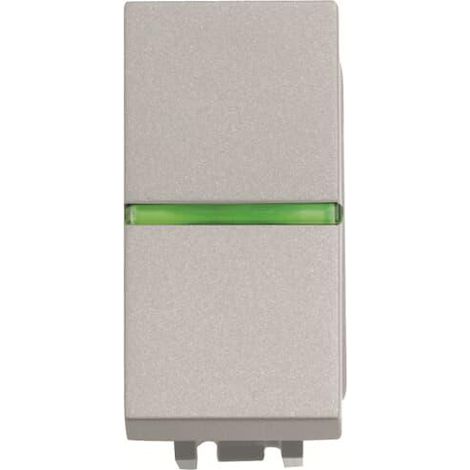 Zenit Poussoir No Voyant Temoin Anthracite 1 Module 2CLA210450N1301 ABB N2104.5PL