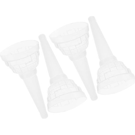 4 Pièces Entonnoir à Huile en Plastique Filtre, Vidange, Outil Compatible Filtres à Huile et Liquide de Frein,, Divers Véhicules (1/5)