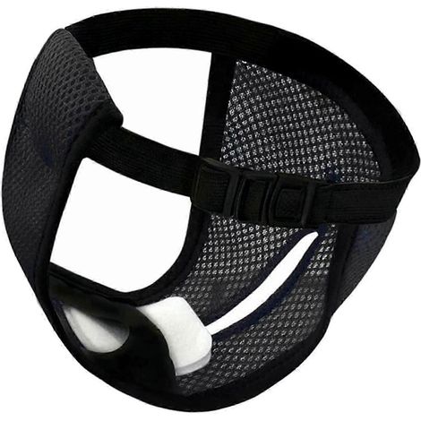 Couches pour chiennes réutilisables et lavables, culottes physiologiques, pour chiens de taille moyenne et grande.-medium black (1/5)