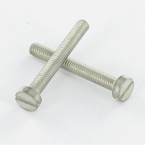 Vis métaux Laiton duclanisé Tête cylindrique large TCL Fendue M4X12-1 pièce