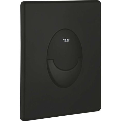 Betätigungsplatte schwarz matt für 2 Spülmengen – vertikale Montage – Material ABS – GROHE EcoJoy – 389642430 (1/2)