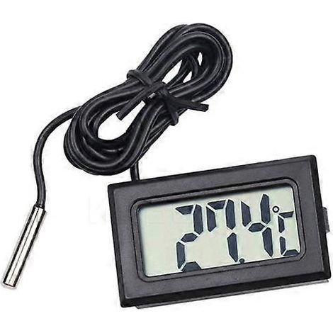 Thermomètre numérique LCD pour aquarium avec sonde étanche ( ) (1/5)