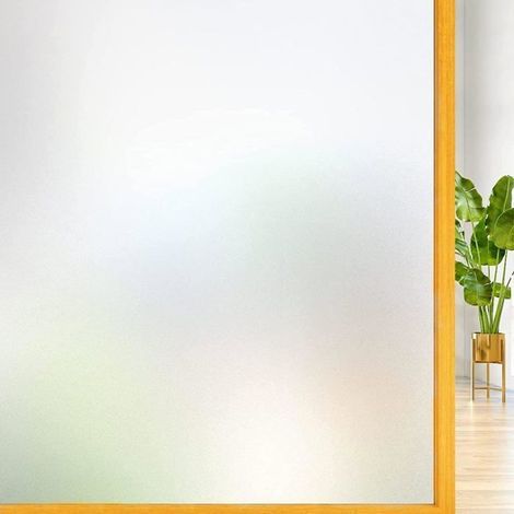 JupVierge Film Occultant Fenêtre, Film Fenetre Anti Regard 45x200cm, Film Opaque Fenetre pour Salle de Bain Chambre Cuisine (1/4)