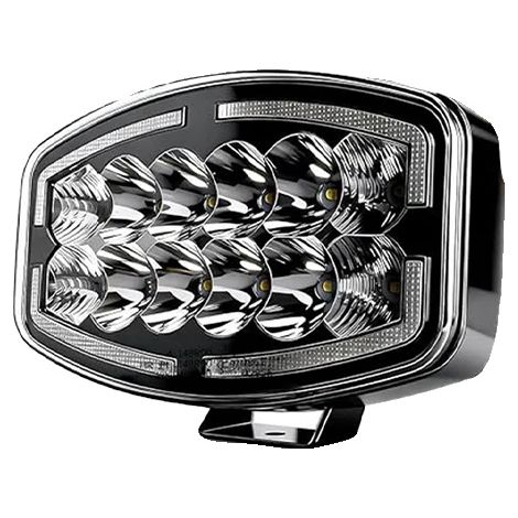 Lámpara de trabajo, opciones de luz mixtas, diseño impermeable, 1 pieza, 25,4 cm (10 pulgadas) (1/2)