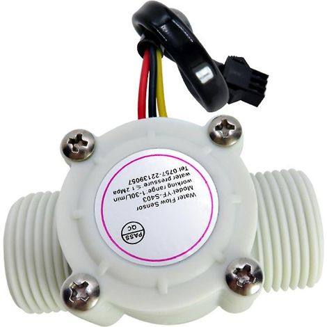 Capteur de débit d'eau 1-30 L/min, débitmètre pour piscines (1/5)