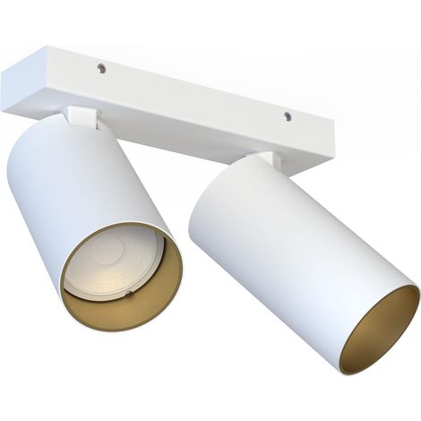Faretto soffitto/parete Nowodvorski Mono 7774 bianco oro 2xGU10 (1/5)