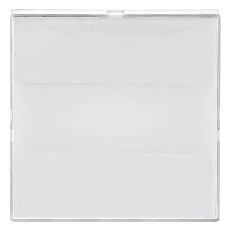 Busch-Jaeger Placa central con campo de rotulación Busch-Infoline® Alarma blanco estudio - Plattform 63 (1573 CN-84), 2CKA001582A0350