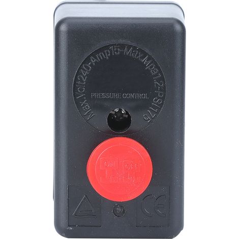 Druckschalter-Steuerventil für Luftkompressoren, einlochig, 0,5–1,2 MPa (72,5–175 psi), 220 V, G1/4" (1/5)