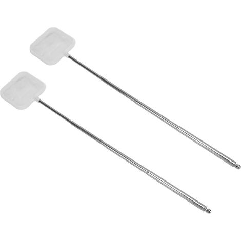 Épuisette à crevettes d'aquarium avec manche extensible, mailles fines, pour œufs de poissons et débris (2 pièces) (1/5)