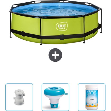 Exit Pool Rund - 300x76 cm - 4-teilig SCB89 (1/4)