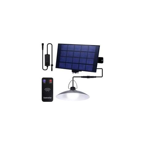 Solar-Hängeleuchte für den Außenbereich mit Fernbedienung, IP65 wasserdicht, LED, für den Garten (1 Leuchte). - Crezuo