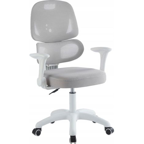 Sedia per bambini grigia Junior Soft regolabile su RUOTE 96-108 cm (1/5)