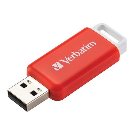 Clé USB VERBATIM DataBar 49453 USB 2.0 16GB rouge (1/2)