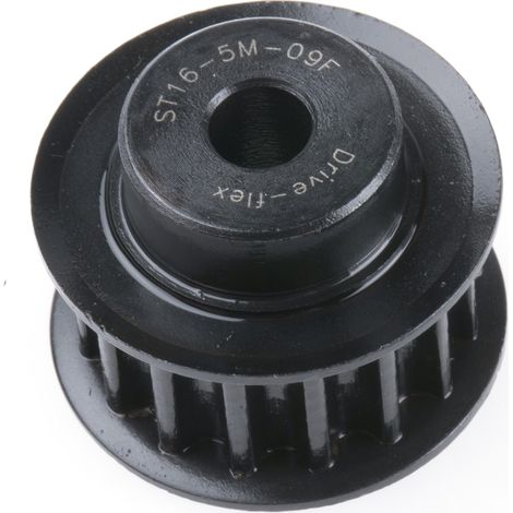 Poulie pour courroie crantée en Acier 16 dents , pas de 5mm, alésage 6mm ( Prix pour 1 )