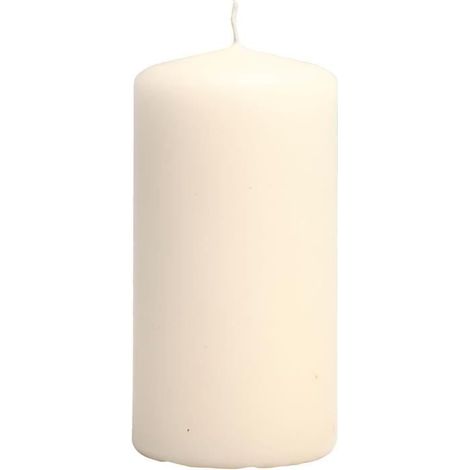Bougies 100% paraffine raffinée (huile minérale) et recouvertes d'une couche de couleur. réf 596121