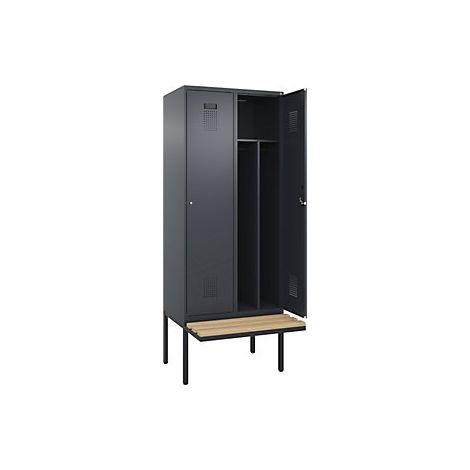 kaiserkraft  Armadietto sporco/pulito Evolo PLUS con panca  (1/3)