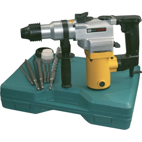 Perforateur burineur 620W – Capacité de perçage 13mm métal et 26mm béton – SDS plus – Moteur 900/min, 4160 coups/min – Gerex