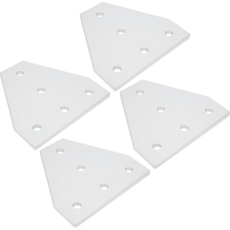Plaque de jonction en T 203040 en alliage d'aluminium, support de jonction à 5 trous pour profilé aluminium 4040T (1/5)