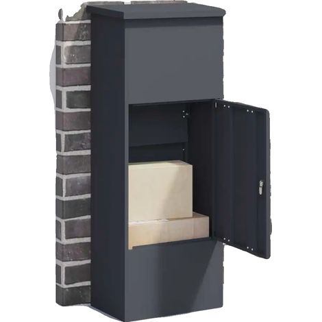 Boîte de dépôt de colis, construction en acier, design moderne et épuré, Anthracite (1/2)