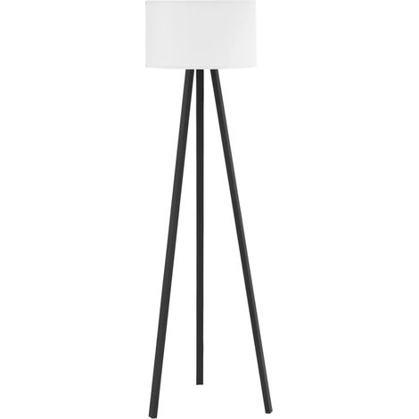 Lampada da terra PIKO treppiede legno nero 136cm E27 Zuma (1/3)