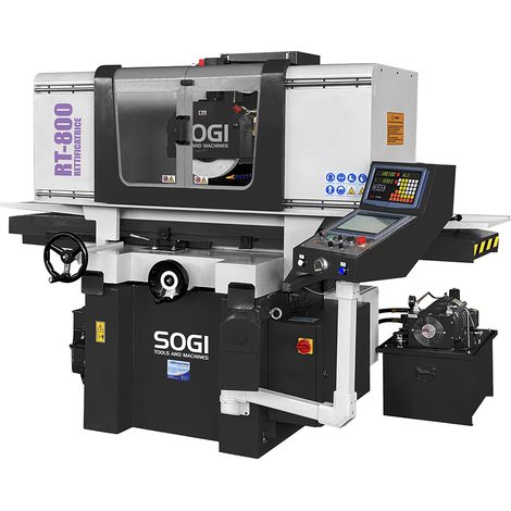 Rettificatrice per piani automatica SOGI RT-800 - 800x400 - PLC e interfaccia touch - 400 V - con accessori (1/5)