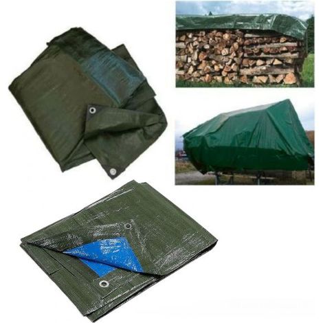 TELO TELONE OCCHIELLATO IMPERMEABILE 90 GR /M  5X6MT CON OCCHIELLI ULTRA RESISTE (1/5)