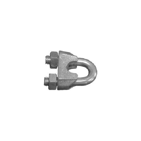 VERZINKTE SEILKLEMME 6MM DIN741