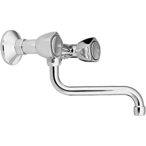 MAMOLI Alfa Beta rubinetto cucina a parete con bocca girevole codice prod: 70330741A121 (1/4)