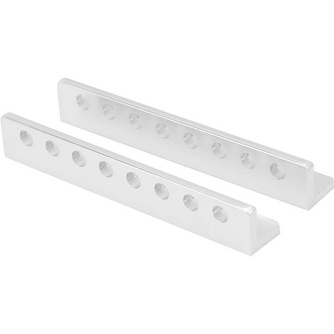 2 pièces, poutre en aluminium en forme de L à 8 trous, accessoires pour robots, 12 x 12 x 72 mm, 310300080072 (1/5)