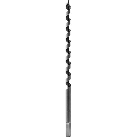 Mèche à bois hélicoïdale ultra longue, extra longue 16 x 300 mm, coupe des trous plats et profonds dans le bois, 1 pièce (1/5)