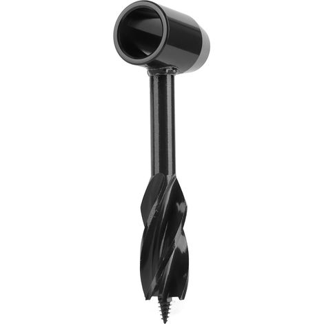 Mèche à vrille bois acier carbone multifonction dureté élevée tranchant perceuse manuelle pour liège et bois vert avec étui cuir (1/5)