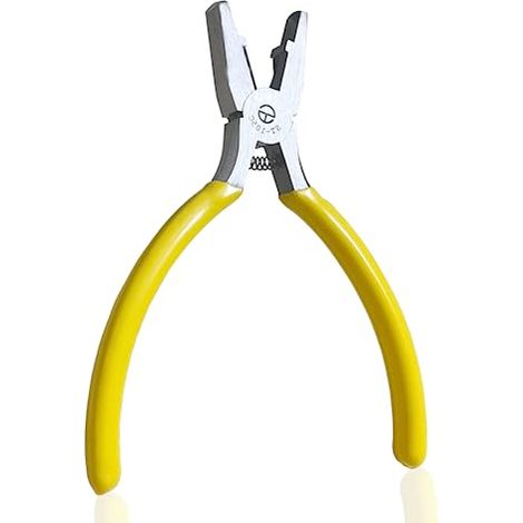 Pince à sertir pour connecteur avec coupe de fil et poignée incurvée, 15,2 cm (1/4)